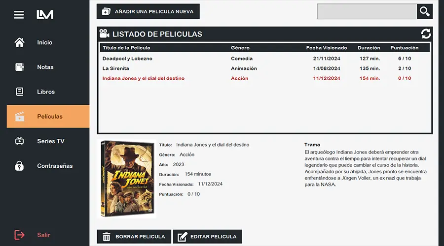 Imagen de la portada de la web Life Manager de mi Portfolio